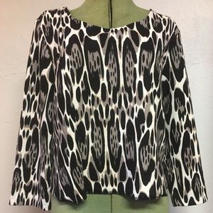 INC International Concepts Leopard Print Crop Top